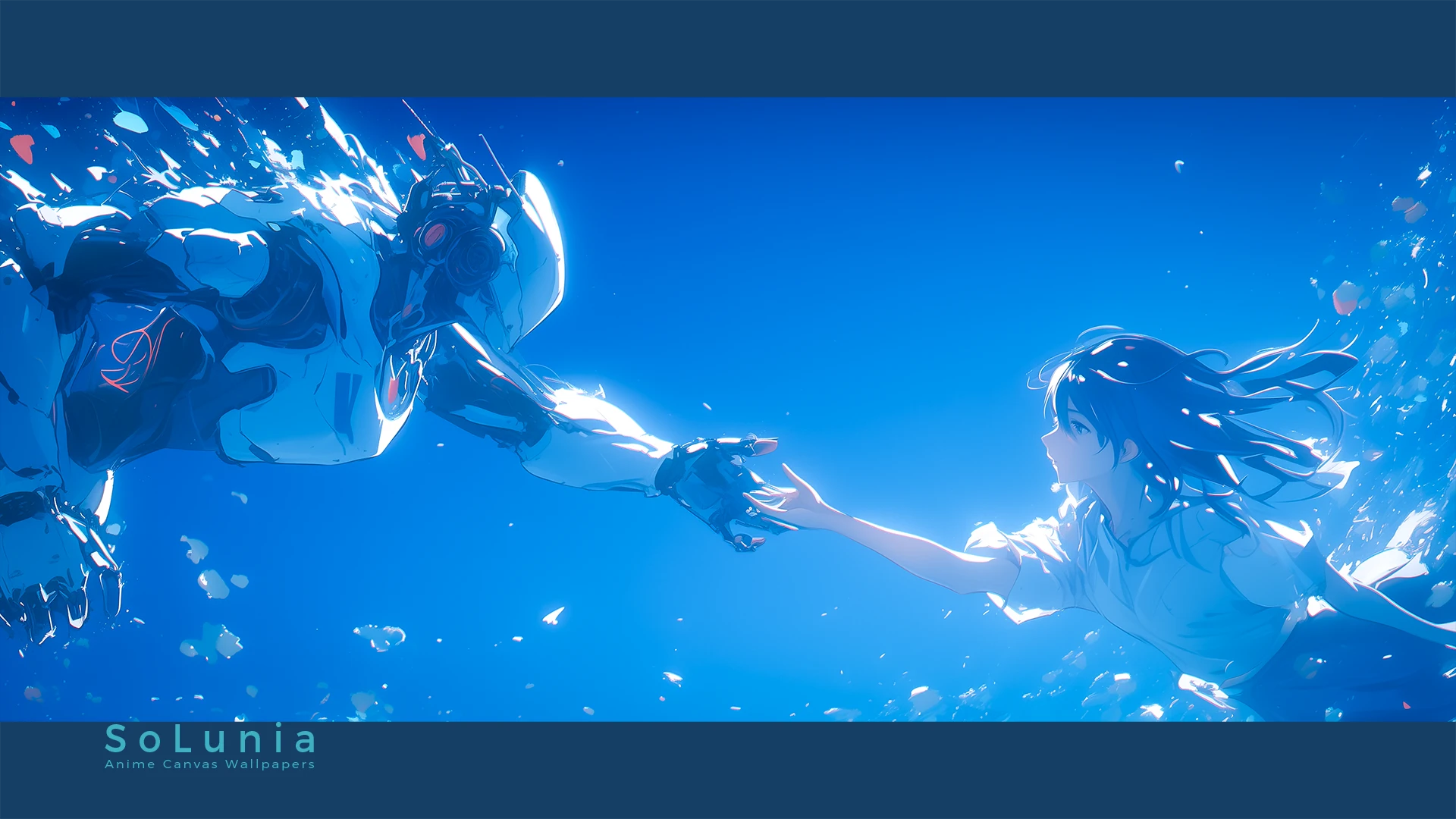 Holding hands, at that moment